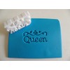 Queen stamp for soap pottery and polymer clay