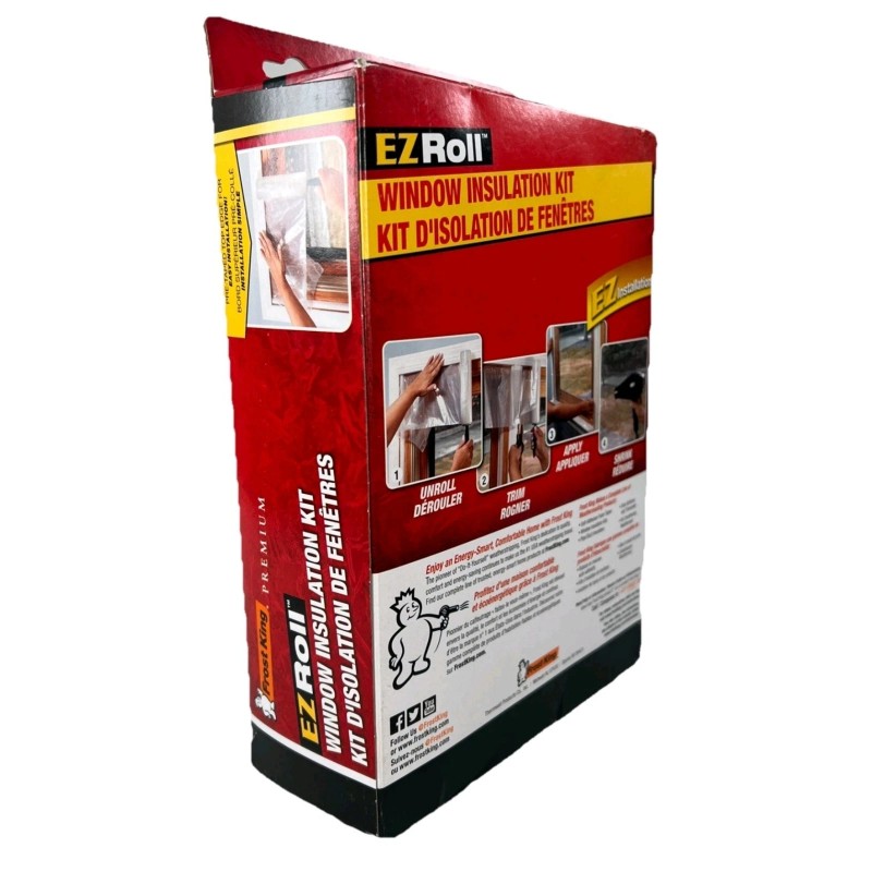 Frost King EZ833 62" x 126" Clear Plastic EZ Roll