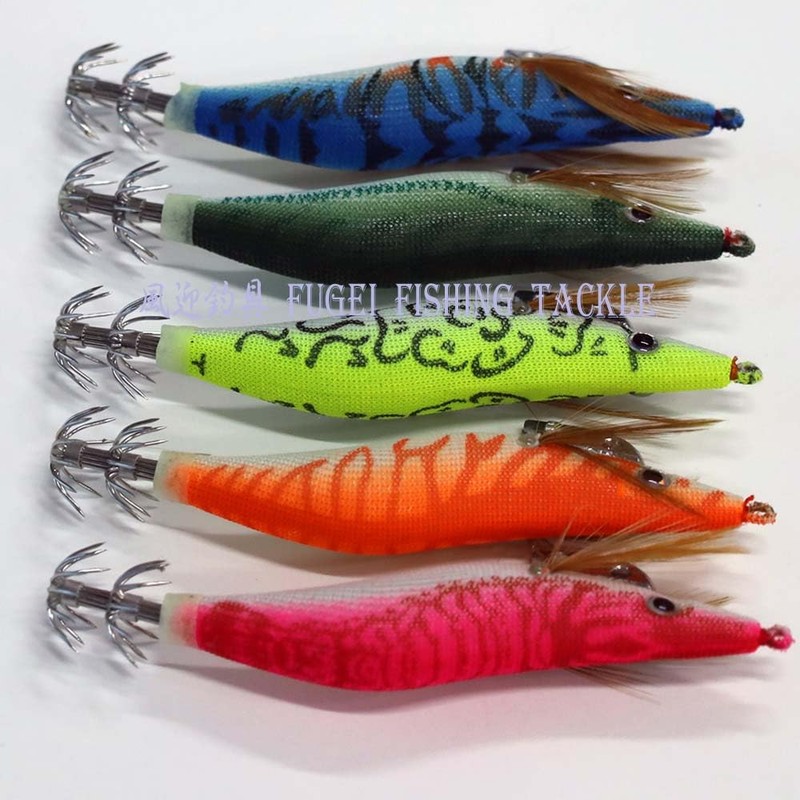 A20egi25h5XGB Set of 5 Rattle No. 2.5 Egi Rattle, Luminous