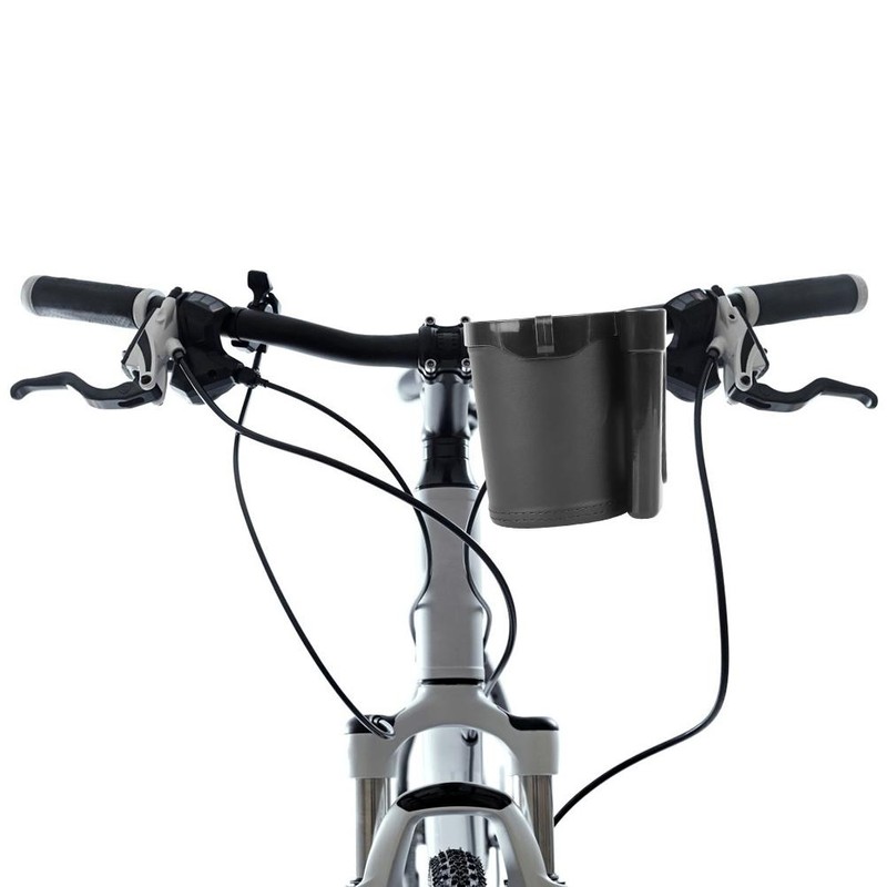 Bike Moble Phone Cup Holder Handlebar with Cell Phone Keys