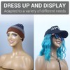 LVPETALIZE Mannequin Head with Shoulder, Wig Head Stand with Mannequin
