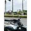 [シダーエイト] バイクミラー 丸型 シルバー メッキ 10mm 正ネジ 旧車 汎用 ヴィンテージ