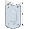 Simpson Strong-Tie GA1 GA 2-3/4 in. 18-Gauge Galvanized Gusset Angle