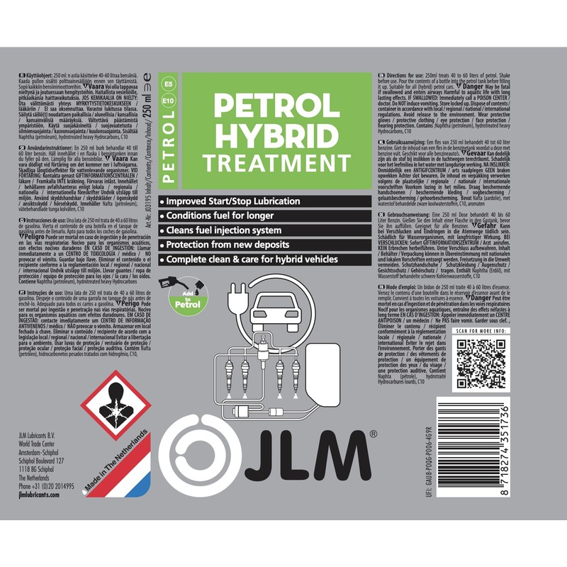 JLM J03195 Petrol Hybrid Treatment