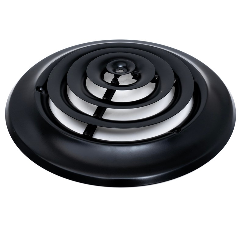 Fits 8 Inch Neck Air Duct | Steel Round Air