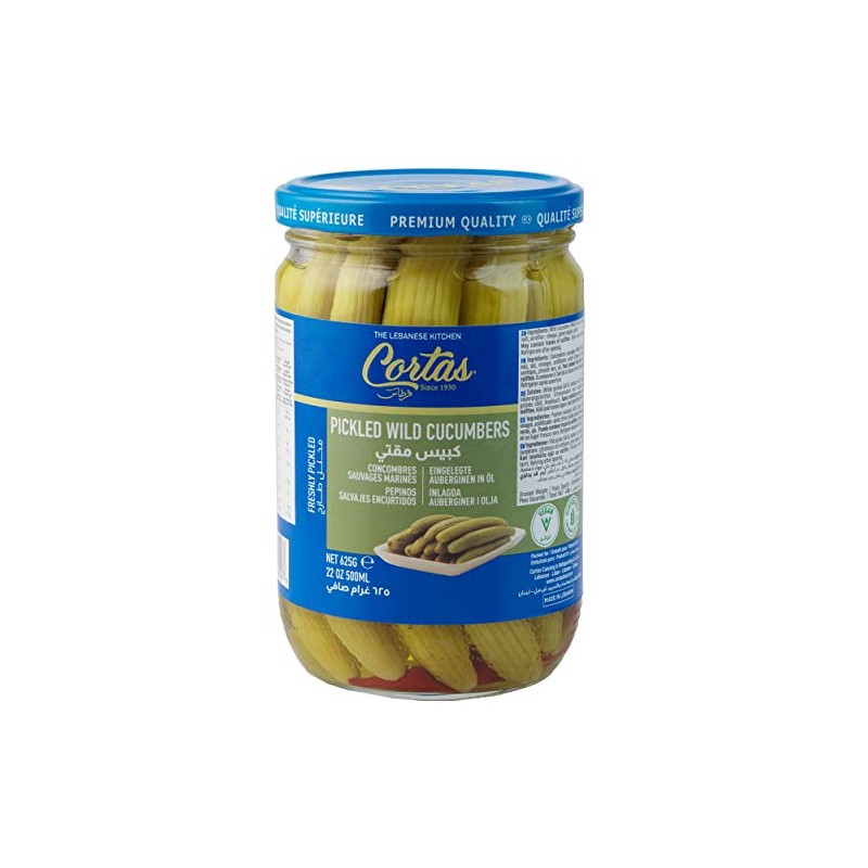 Cortas - Pickled Wild Cucumbers (Mikti), 22 Oz (500ml)