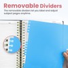 Taja Spiral Notebooks for Work 5 Subject Notebook with Removable