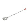 Winco 11-Inch Bar Spoon Steel with Red Knob