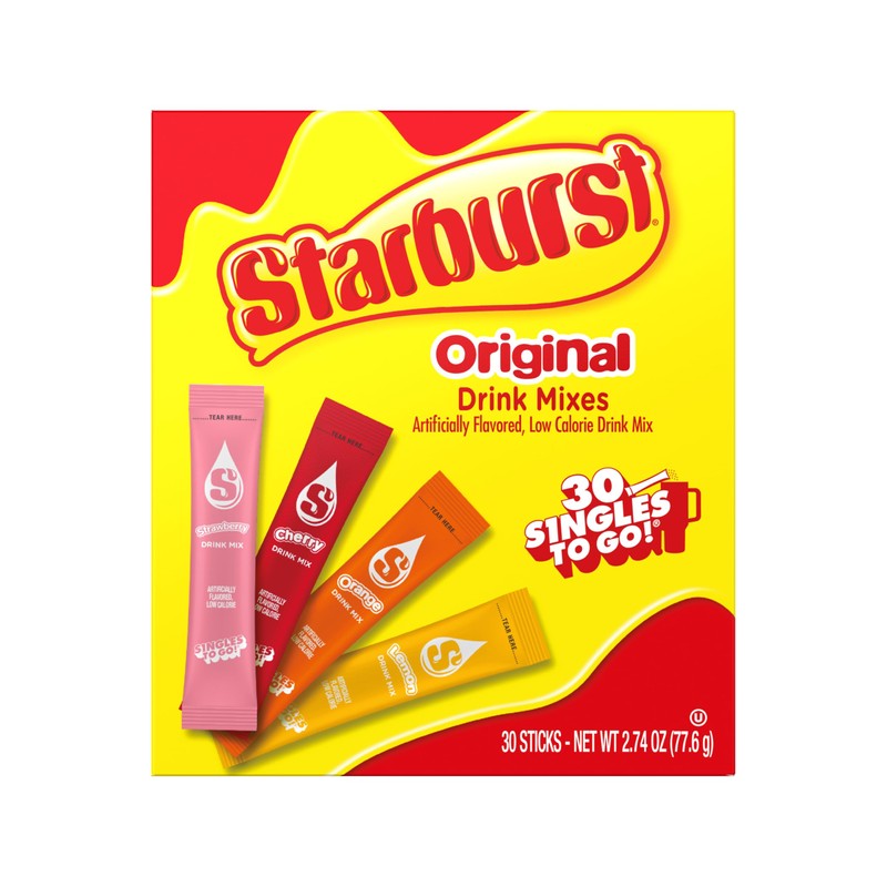Starburst Singles to Go Variety Pack, Watertok Powdered Drink Mix,