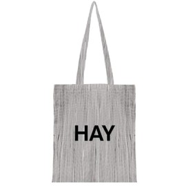 [HAY] Hey Tote Bag Men's Women's Cotton Bag Cotton Bag Black Dot Striped 700111 700185 Bag (STRIPE)