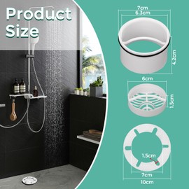 MIGUBIGU 1 Piece Immersion Tube with Hair Strainer, Compatible with 6960, 6963, 6961, 6962, Hair Filter Shower Drain