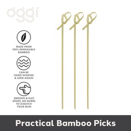 Oggi Picks, Bamboo, Cocktail Sticks (7683.)