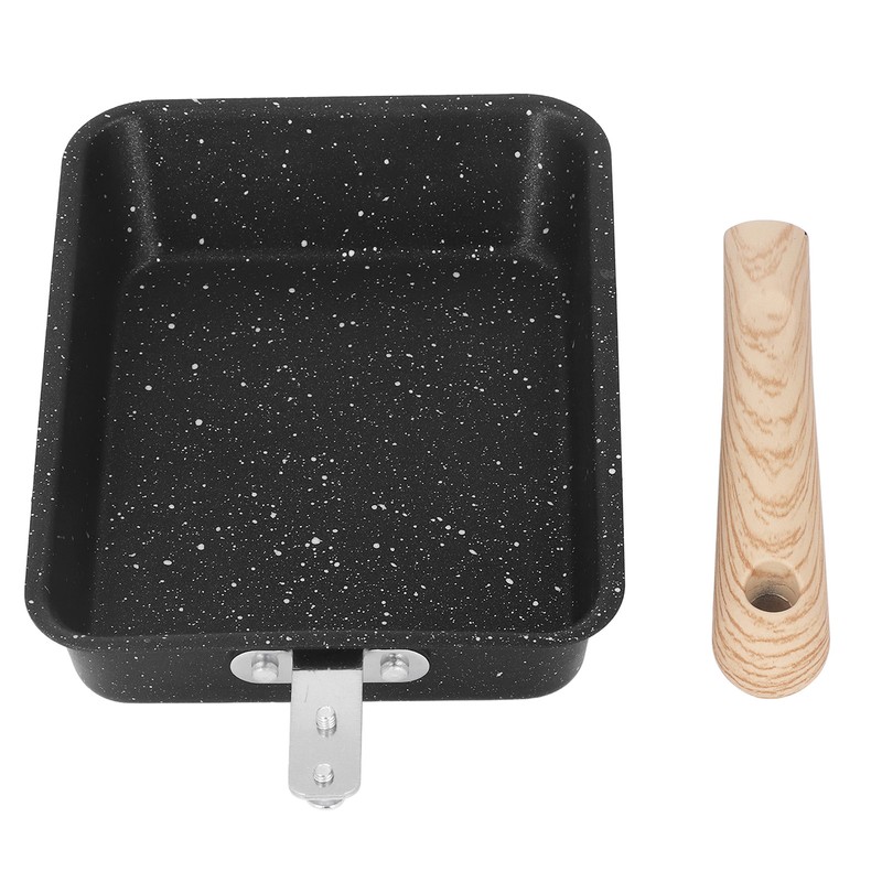 Frying Pan Iron Non Stick Coating Square Thick Multifunction Japanese