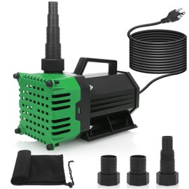 Sump Pump Submersible Water Pump Thermoplastic Portable Utility Pump High Flow Water Removal