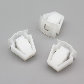 VVO Fasteners Plastic Front Wheel Arch Lining and Mudguard Clip, White (Pack of 10)