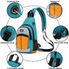 Semikk Small Sling Bag Crossbody Backpack for Men Women Sling