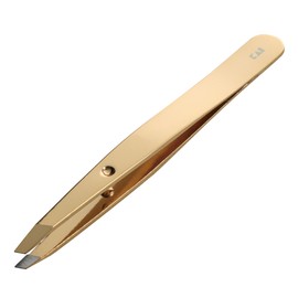 貝印 Givglow 毛抜き シャンパンゴールド がっちりキャッチ ピンセット キャップ付 HC3905