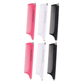 Beavorty 6pcs Stretch Tail Combs Handle for Home Salon Hairdressing Professional Styling Tool for Adults and Boys and Girls and Portable