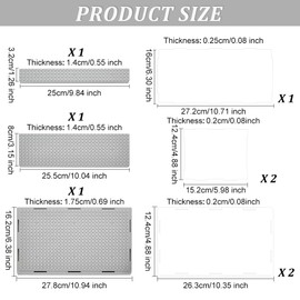 OLYCRAFT 3-Tier Mini Figures Display Case Made of Acrylic Dustproof Display Box for Building Blocks Acrylic Display Case Removable Display Case Figures Display Case for Collection Action Figures