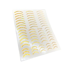 Holographic Gold Nail Stickers for Nail Art