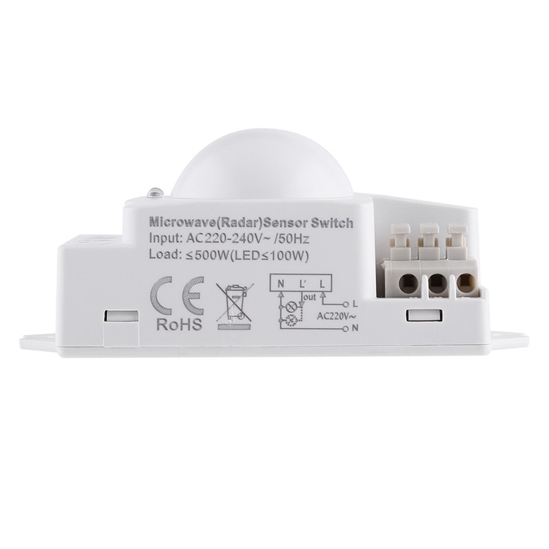 1pc 360 Degree 500W Radar Motion Detector Smart Microwave Sensor