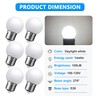 Flaspar LED Night Light Bulb, Globe Small LED Light Bulbs