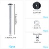 GIAK Trampoline Accessories Trampoline Replacement Parts Trampoline Screw 10 Pieces