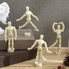 Operitacx 12 Pcs 4.56 Inch Wooden Drawing Mannequins with Stands