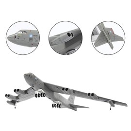 HANGOU Military Model Aeroplane 1:144 B-52 Fighter Aeroplane Models Metal Aircraft Model Die-Cast Aeroplane Model for Collecting or Giving as a Gift
