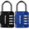Sparkiva Combination Padlock with Code, 4 Digit Heavy Duty Padlock