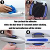 GTZTYZ 8Pcs Car Door Handle Protector Reflective Sticker,3D Carbon Fiber