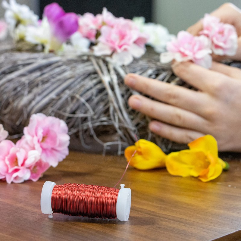 com-four® Stainless steel wire for crafting and modelling, florist’s wire