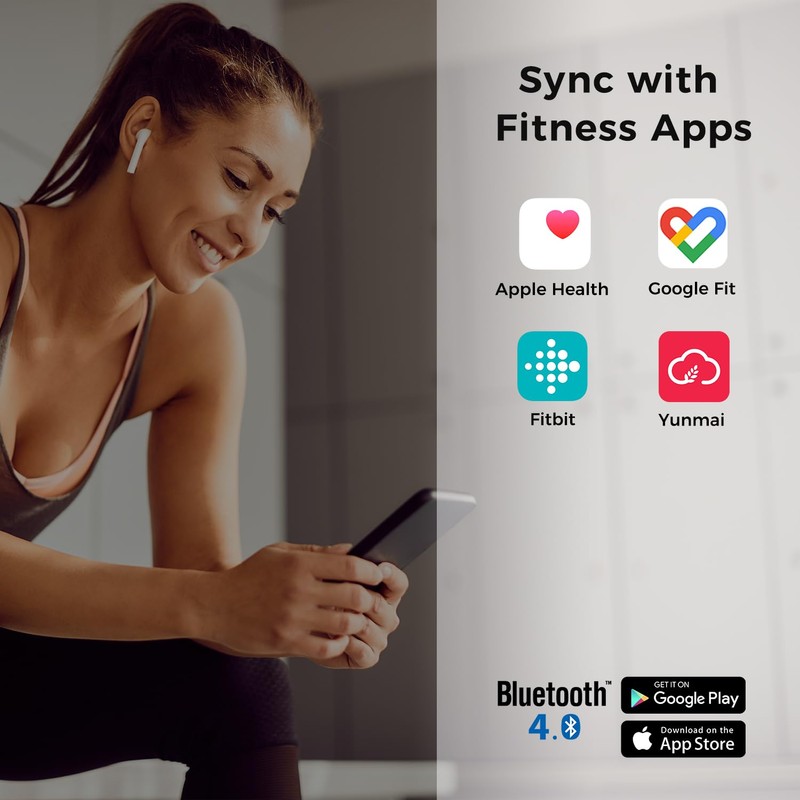 Yunmai Smart Scale with BMI, Body Fat, Muscle Mass, Digital