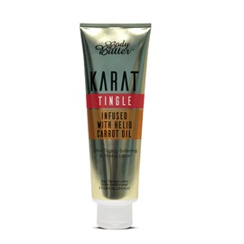 Body Butter Karat Tingle Tanning Lotion - Infused with Helio Carrot Oil (251ml)