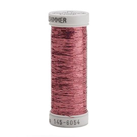 Sulky Of America Holoshimmer Polyester Metallic Thread, 250 yd, Dark Pink