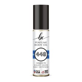 BIOCURA BC Perfume 448 Inspired by Dol & Gab Light Blue Eau Intense For Men Replica Fragrance Body Oil Dupes Alcohol-Free Sample Travel Size Concentrated Long Lasting Roll-On 0.3 Fl Oz/10ml