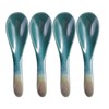 BOSILI 4 Piece Japanese Ceramic Soup Spoons Set for Ramen