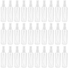 SINJEUN SINJEUN 30 Pack Clear Plastic Spray Bottles with Caps, 4 oz Spray Bottles Mist Sprayer, Refillable Empty Fine Mist Spray Bottle Mini Travel Size Spray Bottles, Leak Proof and BPA-Free