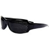 Itian Pinhole Brille, Anti-Müdigkeit, die Prävention von Kurzsichtigkeit (Schwarz)