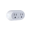 JONATHAN Y PLG1002A Smart Dual Plug, Alexa, Google Home Assistant