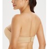 Lemorosy Wirefree Strapless Push up Bra Hand Shape Anti-Slip Push