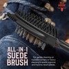スエードとヌバッククリーナーキット - 5点 シューズクリーニングセット - 水&汚れプロテクター、ブラシ - レッドムース