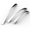 FURNIWARE Pack of 10 Cabinet Pulls, Zinc Alloy Drawer Pulls,