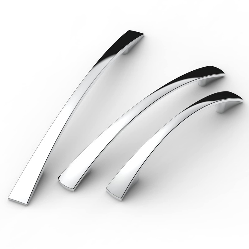 FURNIWARE Pack of 10 Cabinet Pulls, Zinc Alloy Drawer Pulls,