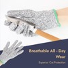 Vidsmow 1 Paar 23 Cm X 10,5 Cm, Schnittfeste Handschuhe Größe Schnittschutz-Level