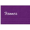 Lashuma Duschtuch 70x140 Lila - Aubergine, Handtuch Bestickt mit Namen,