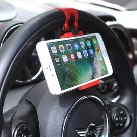 JQ Car smartphone steering wheel holder phone holder / 차량용 스마트폰 핸들 거치대 폰거치대