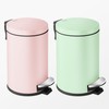 Cesun 1.2 Gallons Small Pink Trash Can, Bathroom Garbage Can