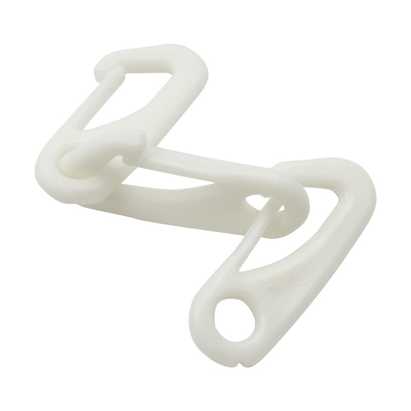 Ieron 8 Pieces Flag Pole Clip, Wind Flagpole Carabiner Hook,