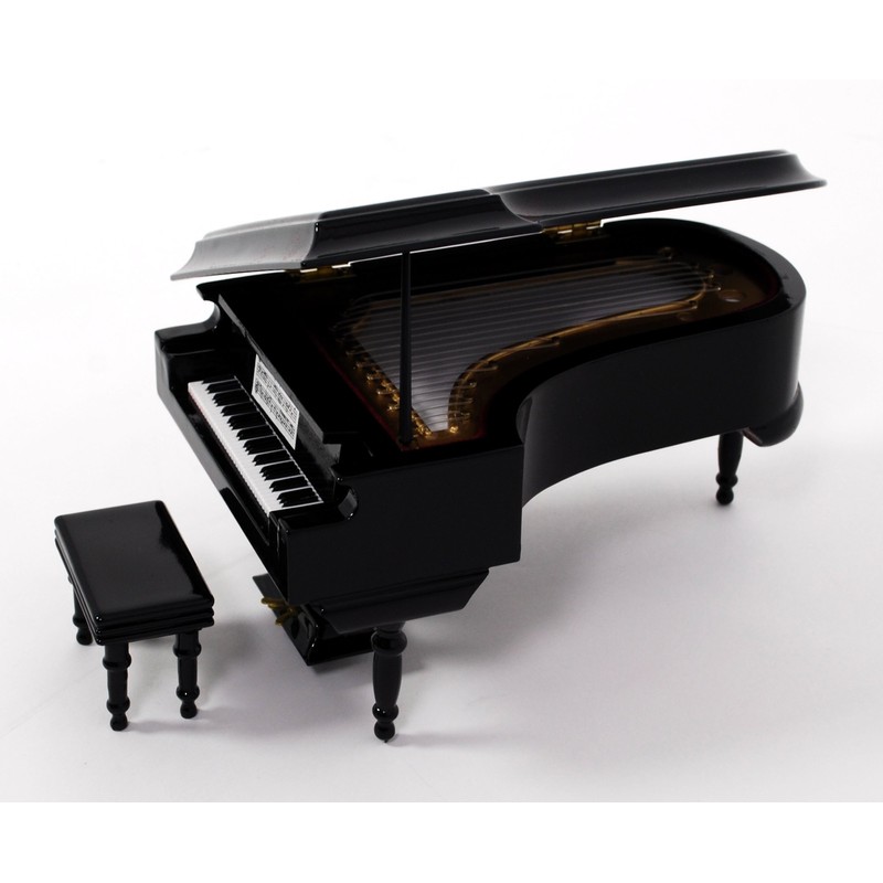 SUNRISE SOUND HOUSE サンライズサウンドハウス ミニチュア楽器 グランドピアノ 18cm 黒